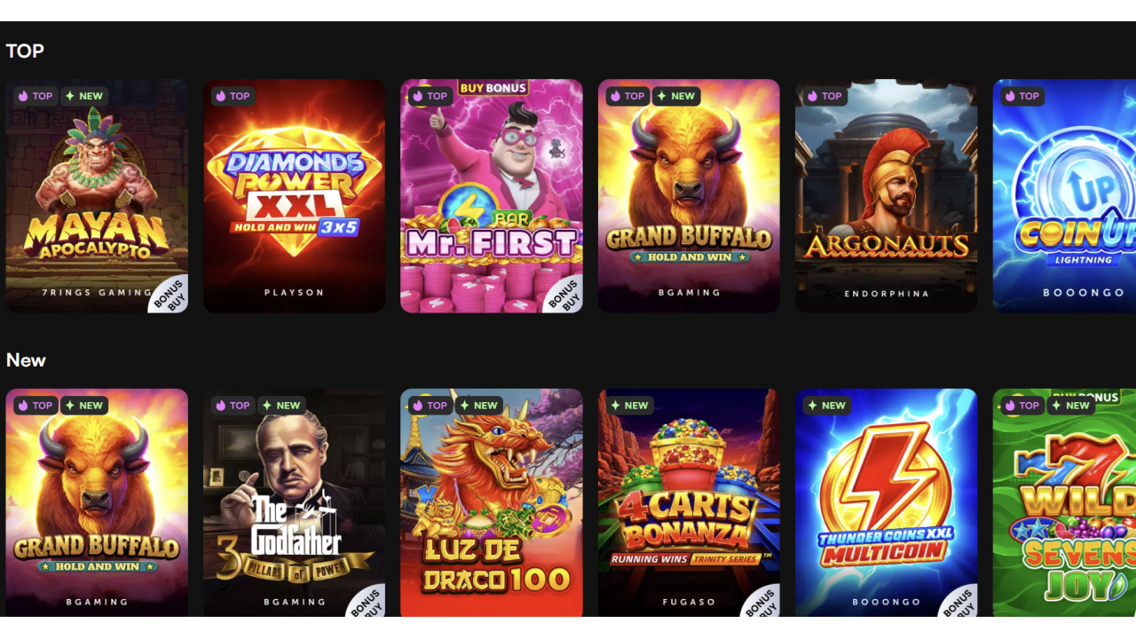 New Lucky games